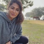 Chitrangada Singh Instagram – Big love .. small moments 
🐶 ☀️ 🌳 🏇💫❤️
#poloweather #chakkaday #lastsunday 
Sitting about @haryana_polo & @angad_kalaan ‘s corner !