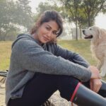 Chitrangada Singh Instagram – Big love .. small moments 
🐶 ☀️ 🌳 🏇💫❤️
#poloweather #chakkaday #lastsunday 
Sitting about @haryana_polo & @angad_kalaan ‘s corner !