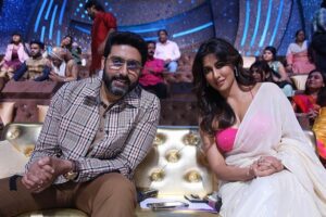 Chitrangada Singh Instagram - Bob & Mary at #saregamapa @saregamapa2021official @bachchan 

Thank you to the whole team 
@vishaldadlani @shankar.mahadevan @realhimesh  for giving us such a great evening 🙏💖
Catch this tonight at 9 pm ! 

@zeetv #bobbiswas #bobbiswasonzee5