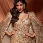 Chitrangada Singh Instagram - Wear all the gold … some on your dress .. n a little in your heart ❤️ ✨✨✨ #vintagefeels . . For the #gqbestdressed2022 In Gown by @ihabjiryisofficial ✨ jewellery @misho_designs Styling @eshaamiin1 Makeup by @meghnabutanihairandmakeup Hair by @seemaphadtare35 📸 @priyankknandwana