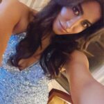 Chitrangada Singh Instagram - 🦋💙 #blurrynights #phonephotoshoots ❤️ . . @pushkinbhasin @yashaswinigupta_makeup @eshaamiin1 Outfit : @scalausa Jwellery : @curiocottagejewelry @diosaparis 📸 @ayushi.20