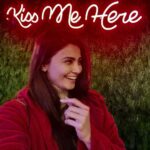 Daisy Shah Instagram – Coz why not! 
.
.
.
#kissmehere #signsthesedays