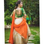 Deepthi Sunaina Instagram - Happy independence day 🇮🇳. . . . . PC: @sandeepgudalaphotography Outfit : @pragnyareddydesignerstudio MUA: @panduchalapati Location: @thefotogarage