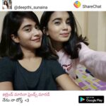 Deepthi Sunaina Instagram – Shru❤️ @shruthikulkarni7 .
.
.
.
For more exclusive posts of mine do follow #deepthisunaina on  @sharechatapp