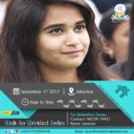 Deepthi Sunaina Instagram - This 17th of September, 2017, come let's walk together for spreading awareness to help the senior citizens of our society. Venue : Jalavihar Time : 6am - 9am Date : 17th Sept 2017 . . It is an initiative put forward by the @aasyafoundation and the name of this event is "Walk For Wrinkled Smiles" . By participating in this walk, you will help contributing to the construction / development of old-age homes by the Aasya foundaton for that sector of the society who don't have kids / are often left abandoned even if they have kids / kids too busy looking after their kids to think about their old parents etc. Whatever be the reason, let's improve their life with a minimal of Rs. 100 for a simple walk. Trust me, this is the least we are doing. . So, come let us register ourselves and start our Sunday with a noble cause ! 🙋passes link in bio !
