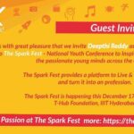 Deepthi Sunaina Instagram - This is something you guys would love. #thesparkfest I'm going and so should you. The spark fest is a celebration of passion. A single hotspot for passionate people from all walks of life. Be it singing ,dancing, painting, entrepreneurship. ANYTHING. Get to meet amazing mentors from Various passions and careers. Listen to their power talks and rags to riches stories. Be at awe at their glory story and then get to enjoy the best poolside Dj party! @sparkfesthq Get your tickets now! @ https://www.thesparkfest.com/tickets