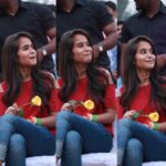Deepthi Sunaina Instagram - Behind every independent girl,there's a open minded father nd mother...who trusted "her" Not the society! #rotacarnival #love G.Narayanamma Institute Of Technology