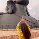 Deepthi Sunaina Instagram – Peace ❤️ 
#adiyogi 
#deepthisunaina