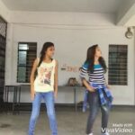 Deepthi Sunaina Instagram - #dhakdhak #dance @wadde_shivjyothi #dubsmash #193 St. Ann's College For Women, Mehdipatnam, Hyderabad