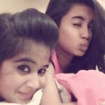 Deepthi Sunaina Instagram – You knw why we are friends?? Bcoz v dwell in each other💋😘 CC: #bhavani 😝