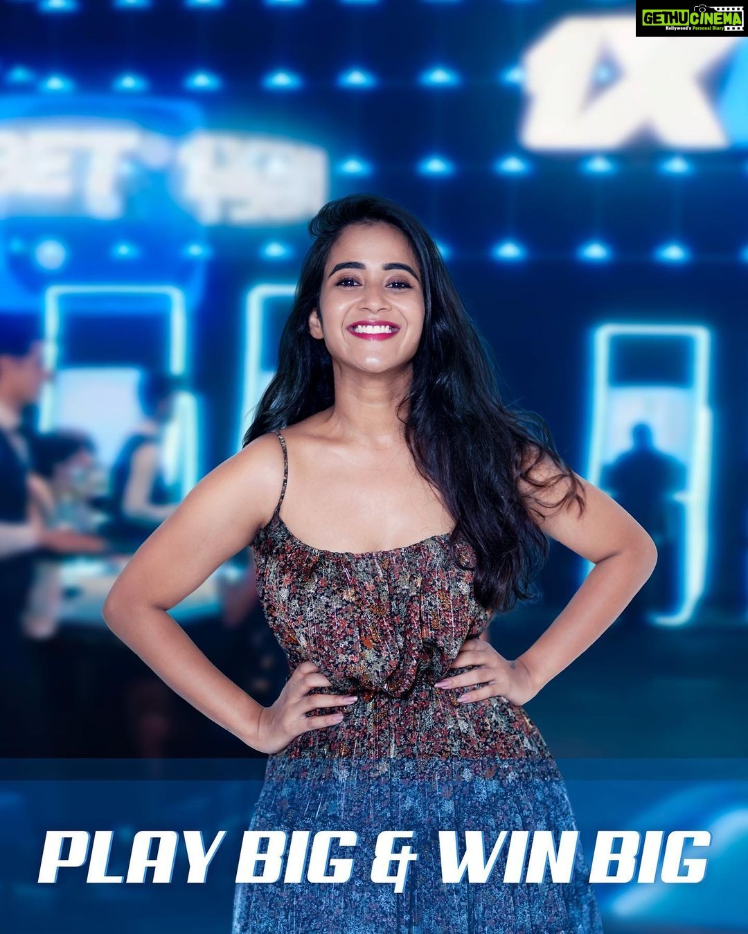 Deepthi Sunaina Instagram - Win big and play big with 1Xbet Promocode- sunaina1X Click on the link in bio or go to www.1Xbet.in and register using my promocode to win amazing gifts like π±13 pro max π§air pods 3 π Samsung galaxy fold 3 Also get 20000 rs welcome bonus after using my promocode sunaina1X .