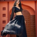 Deepthi Sunaina Instagram - 🖤 #deepthisunaina Outfit: @navya.marouthu ❤️ PC: @rollingcaptures MUA: @panduchalapati Location: @mrandmrsstudiohyd #deepthisunaina