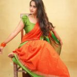 Deepthi Sunaina Instagram - Andhariki naa perulo sagam aavali subhakaankshalu guys❤️ #deepthisunaina . . . . . Outfit: @kulkarni_sisters PC: @thehashtag_photography