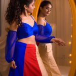 Deepthi Sunaina Instagram - Acceptance will calm your soul. 🤗 #deepthisunaina . . . . . . Outfit: @navya.marouthu PC: @rollingcaptures MUA: @panduchalapati Location: @mrandmrsstudiohyd #deepthisunaina