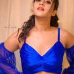 Deepthi Sunaina Instagram - Acceptance will calm your soul. 🤗 #deepthisunaina . . . . . . Outfit: @navya.marouthu PC: @rollingcaptures MUA: @panduchalapati Location: @mrandmrsstudiohyd #deepthisunaina