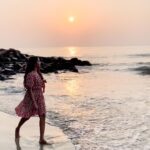 Deepthi Sunaina Instagram – Okay Mother Nature, you win. ❤️ 
#deepthisunaina Fort Kochi Beach