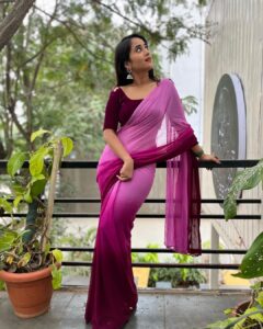 Deepthi Sunaina Instagram - God will always bless you when you move with genuine intentions 🤗
.
.
.
.
.
Outfit: @navya.marouthu 
PC: @wearepixpective
MUA: @panduchalapati