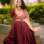 Deepthi Sunaina Instagram - Be a warrior not a worrier 😇 #deepthisunaina . . . . . Outfit: @navya.marouthu PC: @rollingcaptures Hairstylist: @makeup_by_amulya MUA: @panduchalapati #deepthisunaina