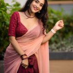Deepthi Sunaina Instagram - Be careful how you are talking to yourself because YOU ARE LISTENING 😇 #deepthisunaina . . . . . Outfit: @navya.marouthu PC: @rollingcaptures MUA: @panduchalapati #deepthisunaina