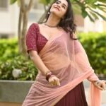 Deepthi Sunaina Instagram - Remember to live while you’re busy surviving ☺️ #deepthisunaina . . . . . Outfit: @navya.marouthu cutie ❤️