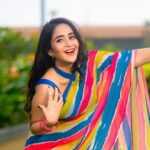 Deepthi Sunaina Instagram - Make peace a priority 🤝🙂 #deepthisunaina . . . . . Outfit: @navya.marouthu PC: @rollingcaptures Hairstylist: @makeup_by_amulya MUA: @panduchalapati #deepthisunaina