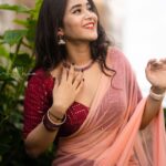 Deepthi Sunaina Instagram - Be careful how you are talking to yourself because YOU ARE LISTENING 😇 #deepthisunaina . . . . . Outfit: @navya.marouthu PC: @rollingcaptures MUA: @panduchalapati #deepthisunaina