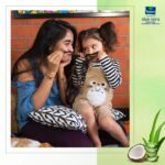 Deepthi Sunaina Instagram - Had an amazing time shooting with this tiny one. While I posed for the shoot, she seemed simply obsessed with my hair. All thanks to my regular conditioning with @parachute_advansed Aloe Vera Coconut Hair Oil. It gave me hair so soft that one just can’t stop touching it! Check out the link to the cutest ever brand video in my story. #SoftnessObsession #BabyApprovedSoftHair #AloeForHair #parachuteadvansedaloevera #deepthisunaina PC: @rollingcaptures