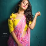 Deepthi Sunaina Instagram - Give yourself some credit for the days you made it when you thought you couldn’t 😇 . . . . . . . . Outfit: @navya.marouthu PC: @sandeepgudalaphotography Location: @thedramaland MUA: @panduchalapati #deepthisunaina