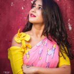 Deepthi Sunaina Instagram - Little by little you will become the happiest version of yourself 😇 . . . . . . . . Outfit: @navya.marouthu PC: @sandeepgudalaphotography Location: @thedramaland MUA: @panduchalapati #deepthisunaina