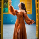 Deepthi Sunaina Instagram - Will never lie🙃 . . . . . . . . . . . . . Outfit: @navya.marouthu PC: @sandeepgudalaphotography Location: @thedramaland MUA: @panduchalapati #deepthisunaina