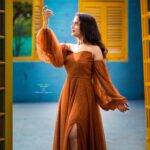 Deepthi Sunaina Instagram - Will never lie🙃 . . . . . . . . . . . . . Outfit: @navya.marouthu PC: @sandeepgudalaphotography Location: @thedramaland MUA: @panduchalapati #deepthisunaina
