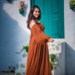 Deepthi Sunaina Instagram - Is happy🤓 . . . . . . . . . . . . . Outfit: @navya.marouthu PC: @sandeepgudalaphotography Location: @thedramaland MUA: @panduchalapati #deepthisunaina