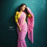 Deepthi Sunaina Instagram - You can’t force consistency, loyalty or honesty🙃 . . . . . . . . Outfit: @navya.marouthu PC: @sandeepgudalaphotography Location: @thedramaland MUA: @panduchalapati Saree draping: @ramyashankar.makeupartist #deepthisunaina