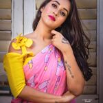 Deepthi Sunaina Instagram - Little by little you will become the happiest version of yourself 😇 . . . . . . . . Outfit: @navya.marouthu PC: @sandeepgudalaphotography Location: @thedramaland MUA: @panduchalapati #deepthisunaina