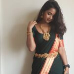 Deepthi Sunaina Instagram - NNMCVNECS 🤗 . . . . . . . OUTFIT: @tasyacouture jwellery: @kaluva_jewels