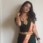 Deepthi Sunaina Instagram - NNMCVNECS 🤗 . . . . . . . OUTFIT: @tasyacouture jwellery: @kaluva_jewels