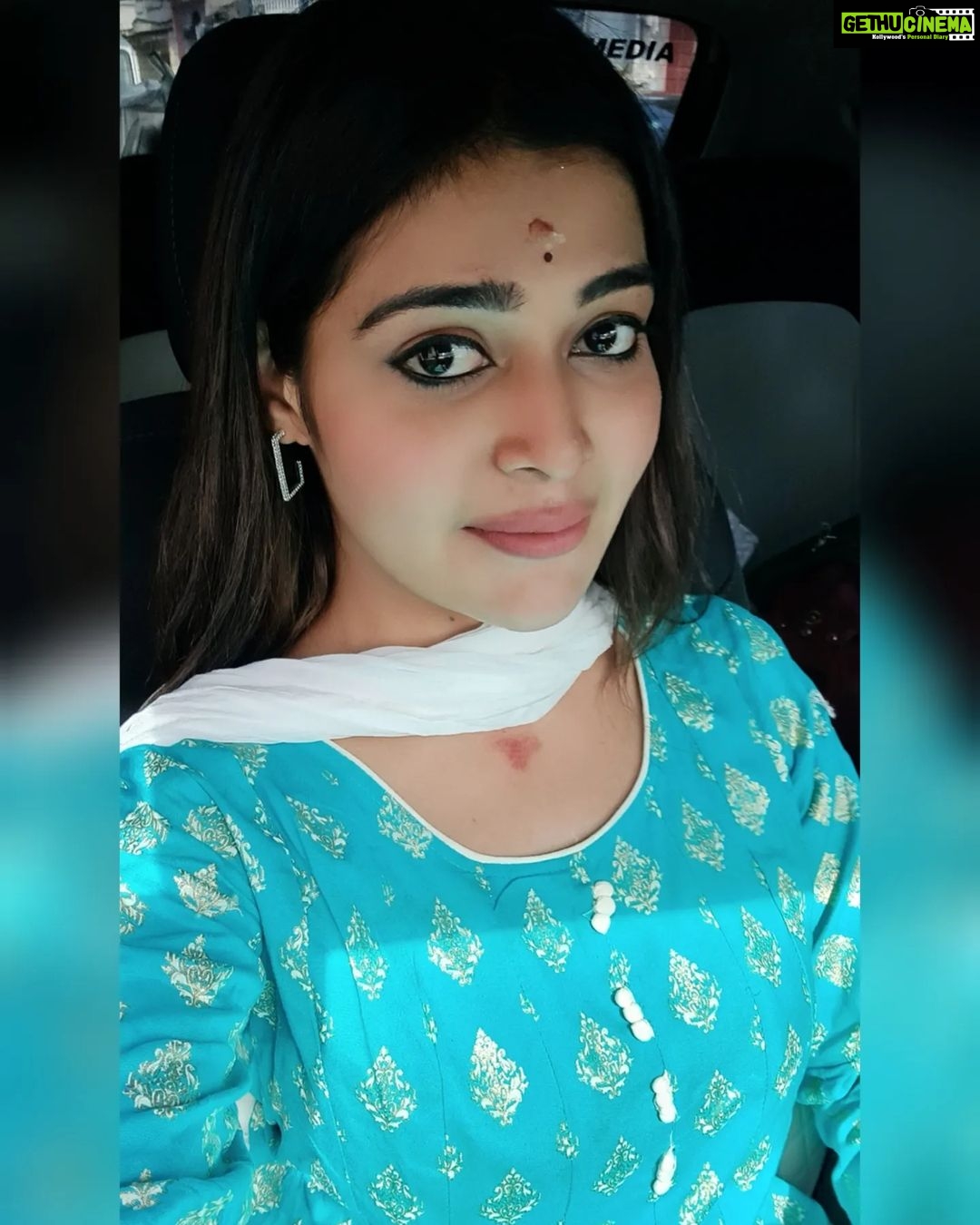 Dharsha Gupta Instagram - 💙🤍Blessings from Tiruchchendur Murugan Temple, Wishing u all a very 'Happy Onam'🤍💙 Tiruchendur Murugan Temple
