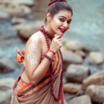 Dharsha Gupta Instagram - 🥰Raman thediya seethai🥰 Makeup- @hethalnam Hairstylist- @yashi_hairstylist Hand art- @not.madhumitax Costume- @yavis_couture Pic- @raj_isaac_photography