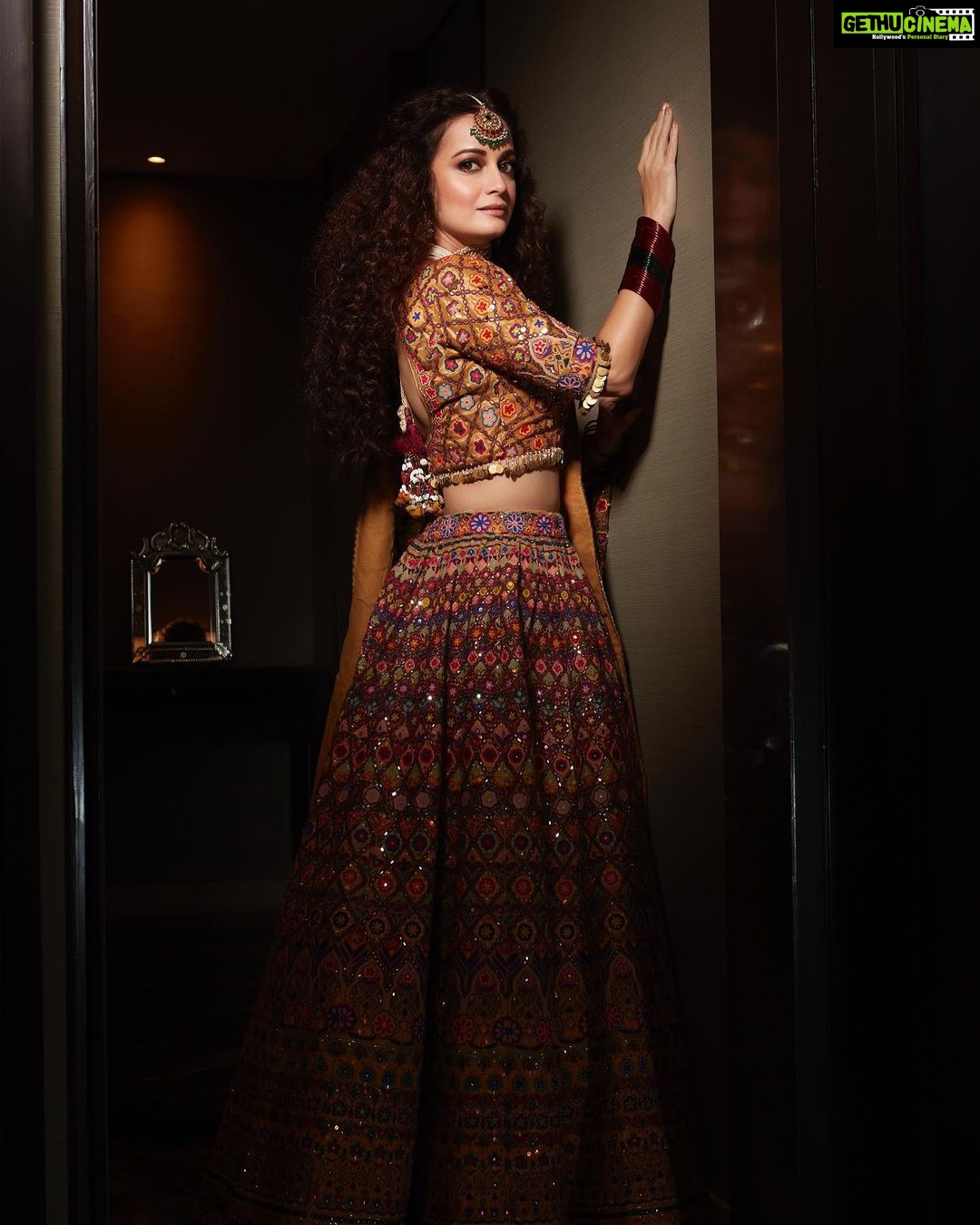 Dia Mirza Instagram - Desi Girl 🌺 @jigyam showcased an amazing collection of handcrafted #IndianWear at @timesfashionweek and i had the privilege of wearing this hand embroidered lehenga. The embroidery on this lehenga is called ‘Mochi’ from Gujarat. It took over 75 days for the karigars (artisans) to work on this piece. Every garment from this collection is a celebration of our rich textile and handicraft heritage 🧡 MUH @shraddhamishra8 Photos by @shivamguptaphotography Managed by @exceedentertainment @shruti8711 #BTFW2022 #TimesFashionWeek #BridalWear #FestiveCollection #SupportLocal Mumbai, Maharashtra