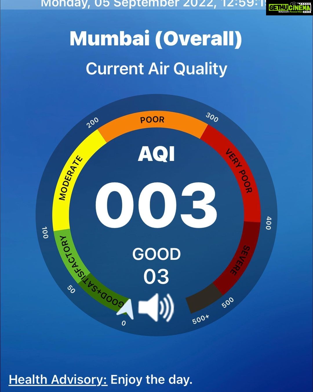 Dia Mirza Instagram - The kind of #MondayBlues we want everyday 💙🌏 Take DEEP breaths #Mumbai!!! #CleanAirForBlueSkies #BreatheLife #TheAirWeShare #SDGs #BeatPollution Mumbai, Maharashtra