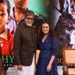 Dia Mirza Instagram - Happy 80th Birthday Mr.B 🐯 What a privilege to witness your magic and what an immense joy to have the opportunity to work with you 🙏🏻🙏🏻 May every generation that witnesses your craft learn from your ability to evolve, be consistent, work hard, be gracious and command respect. So much love and gratitude for your kindness 🤗🤗 May this new decade bring forth all the joy, good health, peace and blessings 🌻 Keep growing! Keep inspiring! And keep making the world a better place 💙 We love you Sir! #Legend #HappyBirthdayAmitabhBachchan #OG #AB80 India