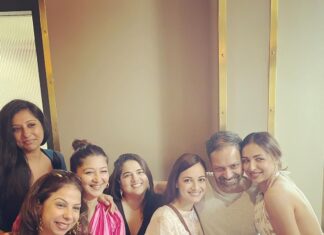 Dia Mirza Instagram - In celebration of the man we love PSR 🐯❤️ Thank you for a wonderful afternoon @itsmspreetatoyou and @vaibhav.rekhi 🥰 Happy Times Always! @malaikaaroraofficial @devsanyal @nikitasanyal @worldofsiddharth @farrokhchothia Kala Ghoda, Fort