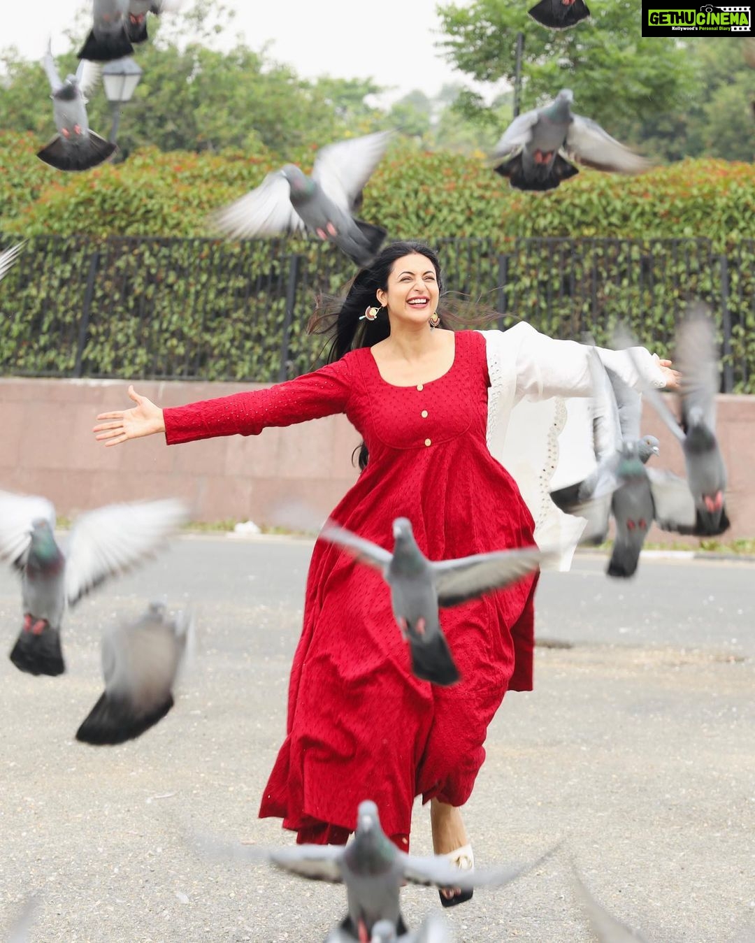 Divyanka Tripathi Instagram - Kabootar moments I couldn't resist sharing with you! Aren't these pictures pure joy? 😀