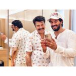 Dulquer Salmaan Instagram - As long as I can remember I’ve always been aware of your time. I’ve always measured it and made sure I get the most out of it. Most often I’ll call only when I feel it’s something important and worth your time. I never say Pa let’s take a photo or a selfie cause I’m aware that everywhere you go this is a constant request. It’s silly on my part but I’ve always been an over thinker. It’s the one thing Umma scolds me about always. Every year, your birthday is the day I stop overthinking and blatantly insist and say we need pictures together. This year as you were getting ready for our picture together I decided to sneak a pic and Shani captured that moment. These are the moments I live for. Just us at home and being us. Even though we are most often in different cities shooting our films, when I come home I feel like time has stood still. And I’m still just a boy cherishing the time he gets when his father has a day off from work. Wishing you the happiest birthday Pa. You are our everything. #HBDKing #FavouriteTimeOfYear #AnnualCelebration #SoMuchLove #Blessed 📸 @shanishaki