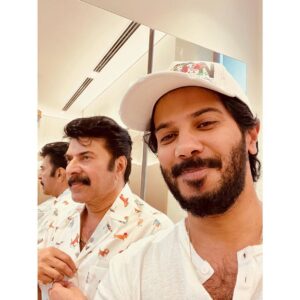 Dulquer Salmaan Instagram - As long as I can remember I’ve always been aware of your time. I’ve always measured it and made sure I get the most out of it. Most often I’ll call only when I feel it’s something important and worth your time. I never say Pa let’s take a photo or a selfie cause I’m aware that everywhere you go this is a constant request. It’s silly on my part but I’ve always been an over thinker. It’s the one thing Umma scolds me about always. 

Every year, your birthday is the day I stop overthinking and blatantly insist and say we need pictures together. This year as you were getting ready for our picture together I decided to sneak a pic and Shani captured that moment. 

These are the moments I live for. Just us at home and being us. Even though we are most often in different cities shooting our films, when I come home I feel like time has stood still. And I’m still just a boy cherishing  the time he gets when his father has a day off from work. 

Wishing you the happiest birthday Pa. You are our everything. 

#HBDKing #FavouriteTimeOfYear #AnnualCelebration #SoMuchLove #Blessed 

📸 @shanishaki