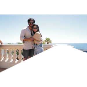 Dulquer Salmaan Instagram - Wishing my dearest Am, the happiest birthday ! 

This marks a dozen that we’ve celebrated together. Where did all this time go ? I’m getting older but you look the same. Thank you for holding fort when I’m constantly away. For making sure Marie has one parent who doubles up as both. For all the new chapters you help write in the book of our lives. And forever discovering the world with me. 

I hope you have the best birthday. Just as you like it. Simple, sweet and surrounded by your people and full of love. 

Happy birthday again boo. I love you long time !

#dQnA #thattimeoftheyear #celebratingyou #HBDbabymomma #iasked #yousaidyes #wewereblessedwithM #herewearenow