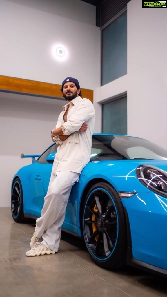 Dulquer Salmaan Instagram - Hero Cars Next up is the 991.2 Porsche 911 GT3. This was something of a pinch myself moment. The fact that india got GT3s offered officially when so many halo cars never make it here was a huge deal in itself. The 991.1 GT3 saw only 3 cars come to India. So when the .2 was finally made with that glorious six speed manual initially made for the 911R, I felt getting an allocation would be impossible. After what unfolded like a movie plot I finally got a slot. The first new sports car I ever got to spec (since most of my performance cars have been pre-owned), this has outlived the hype. What a thing ! The sharpest tool in my shed. The most raw and engaging driving experience. The Porsche GT division I’m convinced are Hogwarts alumni ! And Andreas Preuninger the Dumbledore of the sports car world. #991GT3 #Porsche #6MT #MiamiBlue #Clubsport #GTDivision #Wizardry #RevsToTheNines #NotShowingOff #PurelySharingTheEnthusiasm