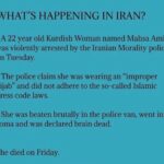 Elnaaz Norouzi Instagram – The so called “morality police” is killing people everyday! Life has become hell for the people in iran! I’m furious and I want things to change and we need everyone’s support. We need to speak up! Share and talk about this… None of us want this dictatorship anymore… enough is enough ! 

Please 🙏🏼 share 🙏🏼 this 🙏🏼 post 🙏🏼 help 🙏🏼 us 🙏🏼 being 🙏🏼 heard 🙏🏼 

#MahsaAmini #مهسا_امینی #iran