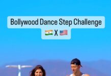 Elnaaz Norouzi Instagram - Imagine you are teaching @mattsteffanina dance steps 🙊 yeah right , keep dreaming 😅 So much funnn😍 #kalachashma #dance #bollywood #elnaaznorouzi #mattsteffanina #fun #reel #dancereels