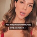 Elnaaz Norouzi Instagram - How come Iranian women are so brave and fearless ???!! 💥 Because it’s in our blood! 💪🏽❤️ Send this to a strong Iranian woman you know ✌🏻 چطور زنان و دختران ایرانی اینقدر شجاع و نترس هستن؟ - چون تو خون ماست اینو بفرستین برای همه تا بدونن با کیا سر و کار دارن 👊🏻 . . . . . . . . #iran #freeiran #opiran #mahsaamini #elnaaznorouzi #iraniangirl #iranian #iranianwomen #women #womenrights #humanrights #strong #revolution Concept @neda.pirooz #مهسا_امینی